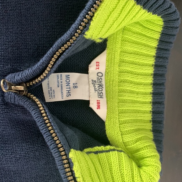 Brand new navy blue toddler sweater - Picture 2 of 6